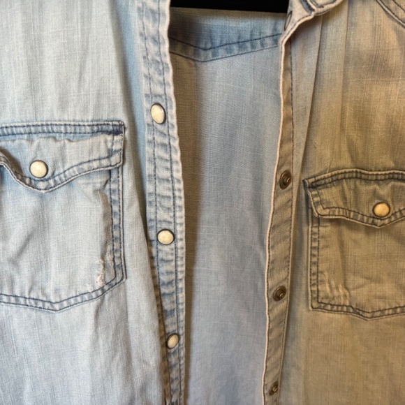 Denim button up shirt - Picture 2 of 4